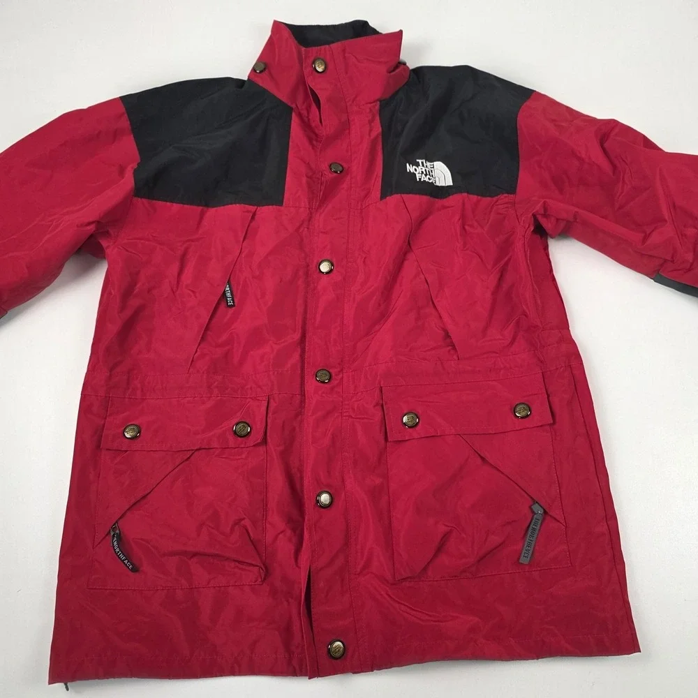 The North Face Jacket Mens Medium Red Black Gore-Tex Waterproof Snow Ski